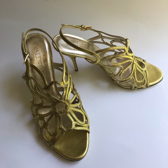 SOLD❗️❗️VALENTINO leather caged sandal high heels - Picture 12 of 16